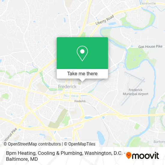 Bpm Heating, Cooling & Plumbing map