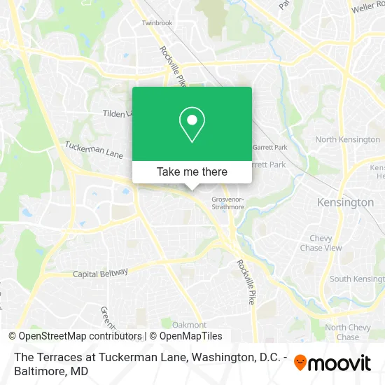 The Terraces at Tuckerman Lane map