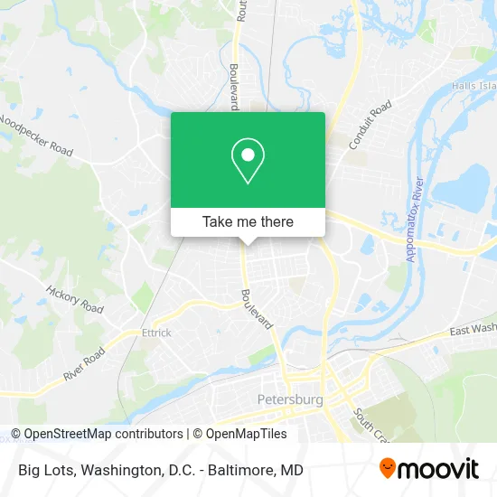 Big Lots map