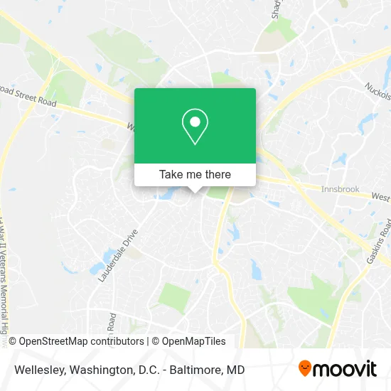 Wellesley map
