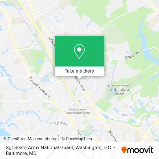 Sgt Sears Army National Guard map