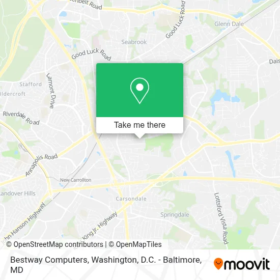 Bestway Computers map