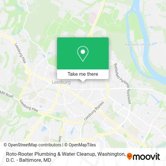 Roto-Rooter Plumbing & Water Cleanup map