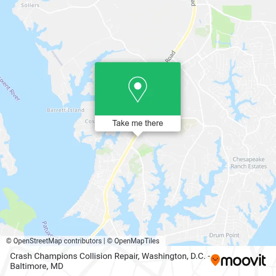 Crash Champions Collision Repair map