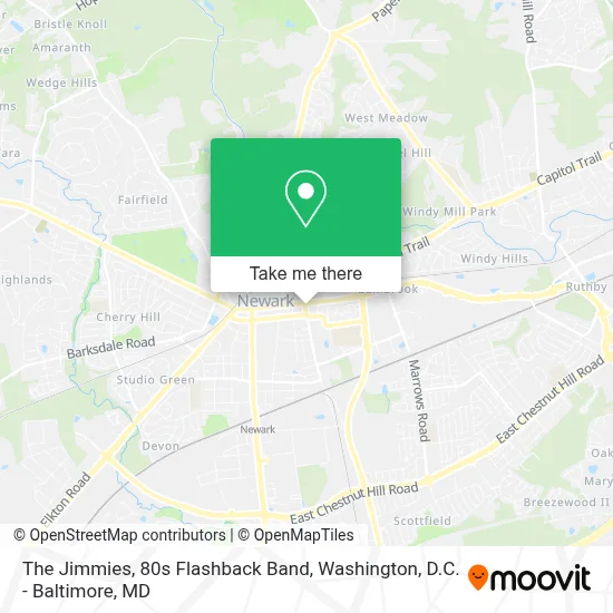 The Jimmies, 80s Flashback Band map