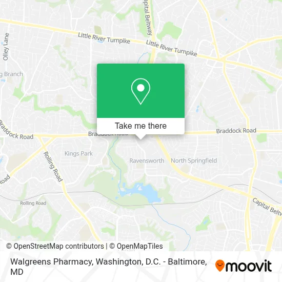 Walgreens Pharmacy map