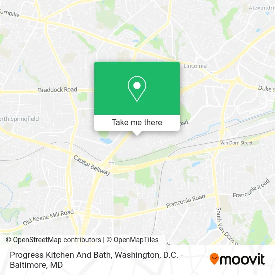 Progress Kitchen And Bath map