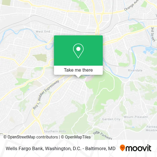 Wells Fargo Bank map
