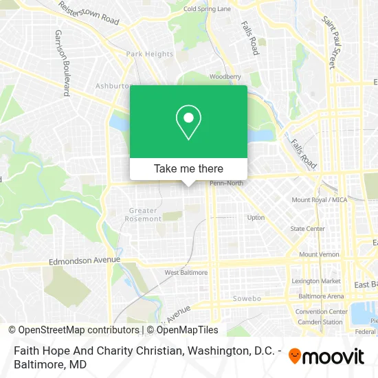 Faith Hope And Charity Christian map