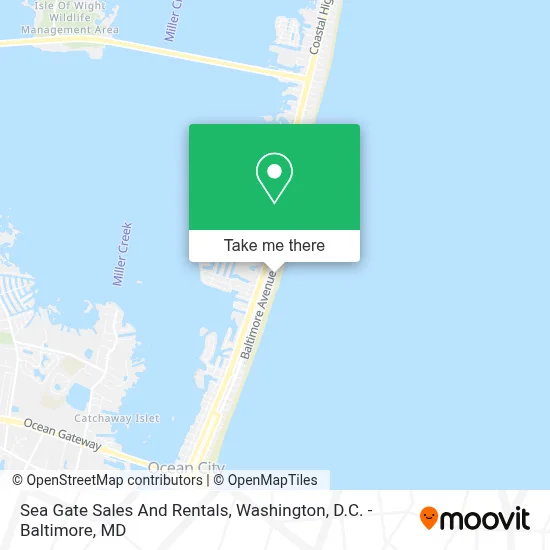 Sea Gate Sales And Rentals map