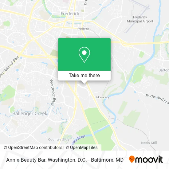 Annie Beauty Bar map