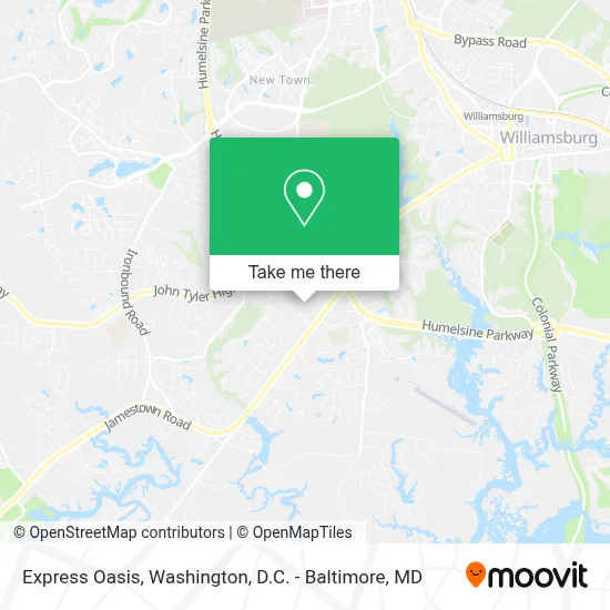 Express Oasis map