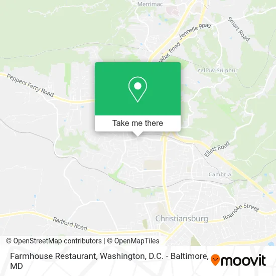 Farmhouse Restaurant map