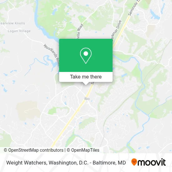 Ww (Weight Watchers) map