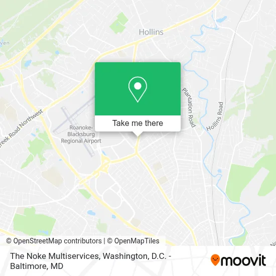 The Noke Multiservices map