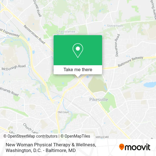 New Woman Physical Therapy & Wellness map