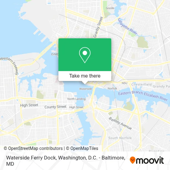 Waterside Ferry Dock map
