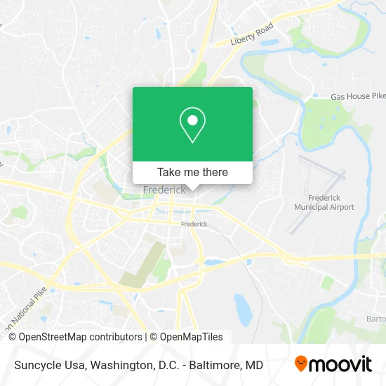 Suncycle Usa map