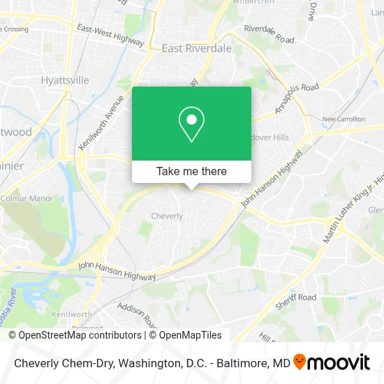 Cheverly Chem-Dry map