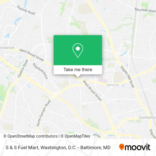 S & S Fuel Mart map