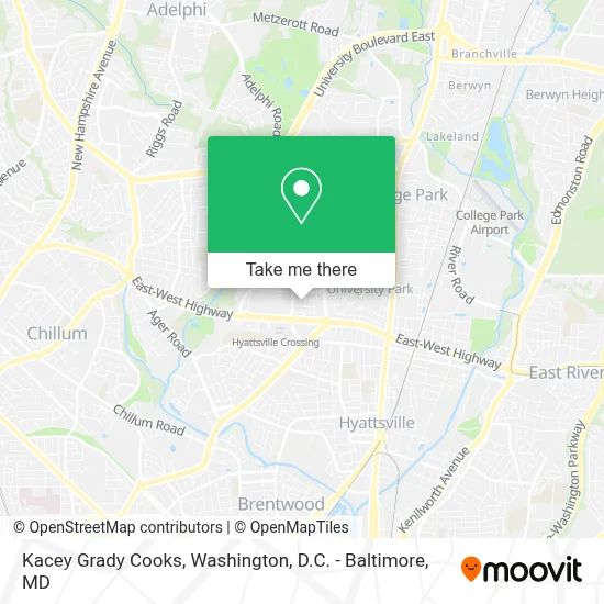 Kacey Grady Cooks map