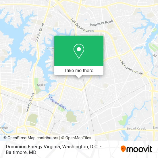 Dominion Energy Virginia map