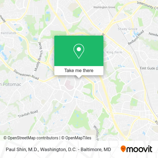 Paul Shin, M.D. map