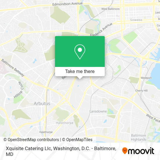 Xquisite Catering Llc map