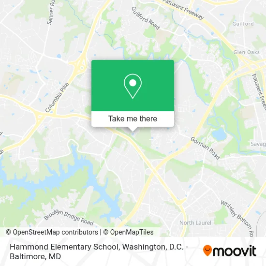 Hammond Elementary School map