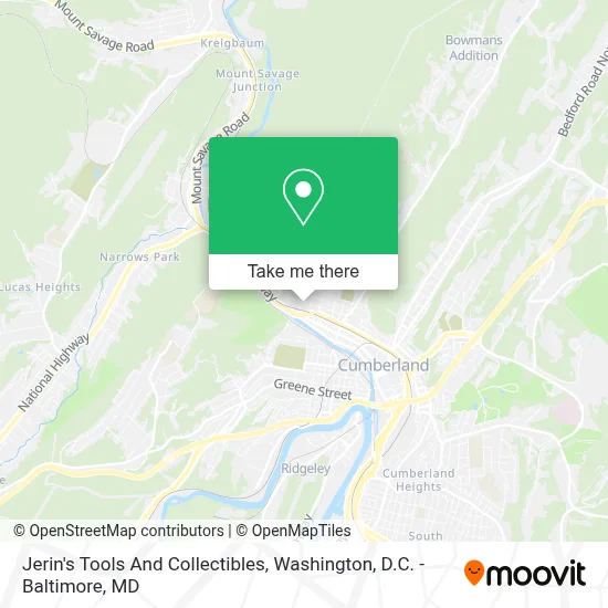 Jerin's Tools And Collectibles map