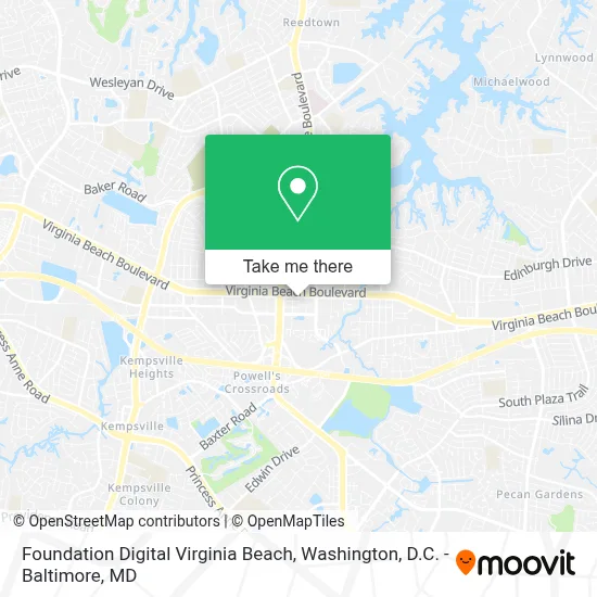 Foundation Digital Virginia Beach map