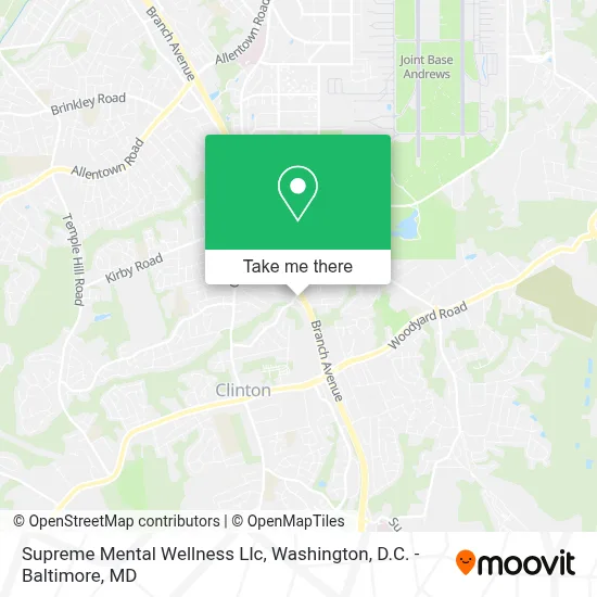 Supreme Mental Wellness Llc map