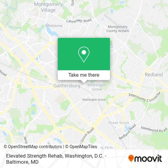 Elevated Strength Rehab map