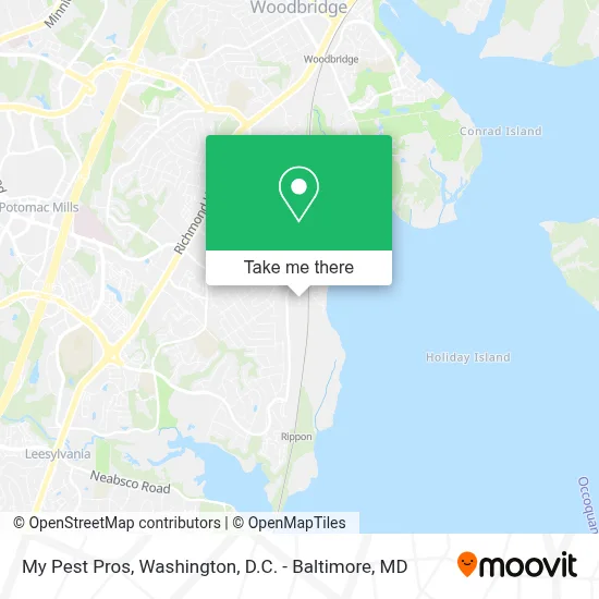 My Pest Pros map