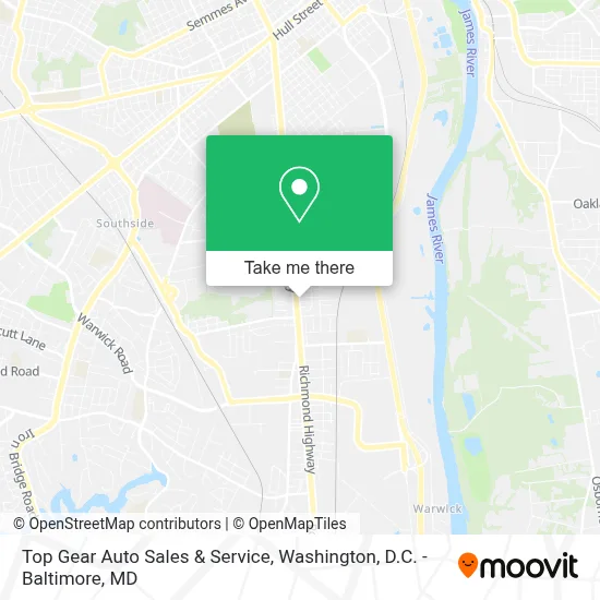 Top Gear Auto Sales & Service map