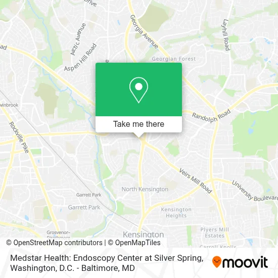 Medstar Health: Endoscopy Center at Silver Spring map