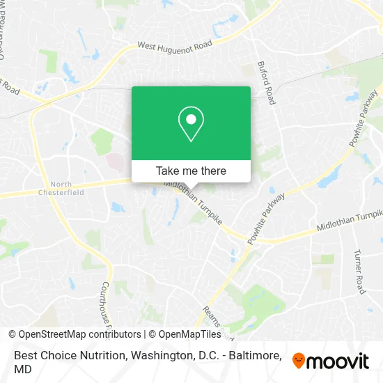 Best Choice Nutrition map