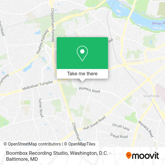 Boombox Recording Studio map