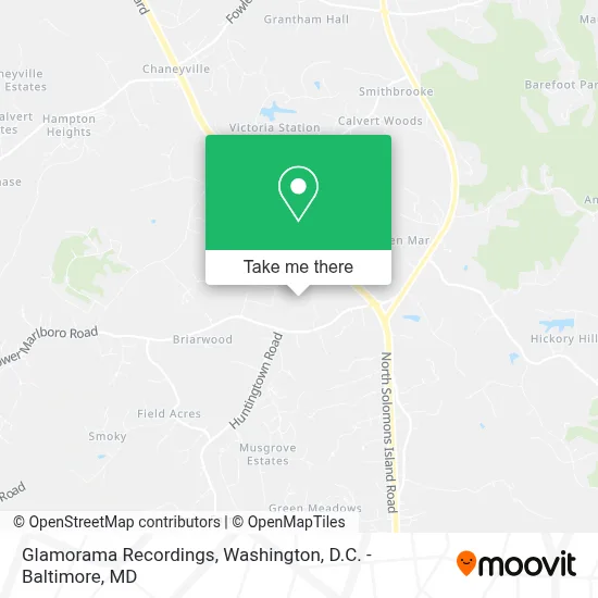 Glamorama Recordings map