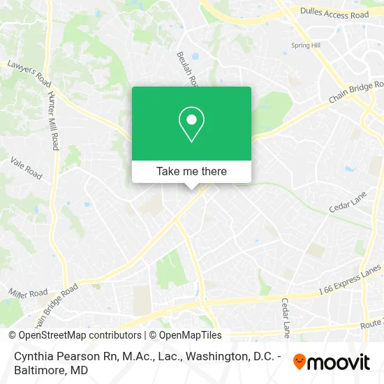 Cynthia Pearson Rn, M.Ac., Lac. map