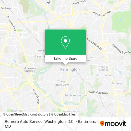 Romero Auto Service map