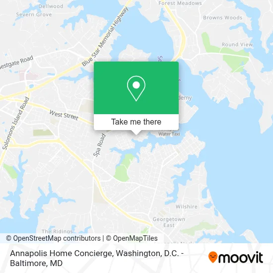Annapolis Home Concierge map