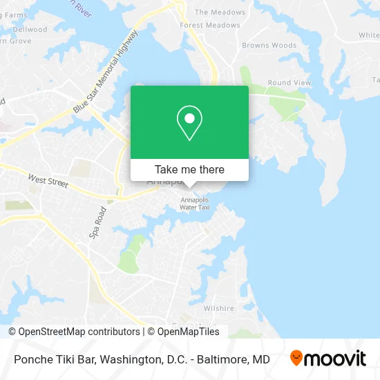 Ponche Tiki Bar map