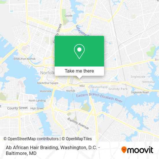 Ab African Hair Braiding map