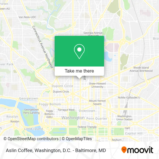 Aslin Coffee map