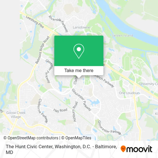 The Hunt Civic Center map