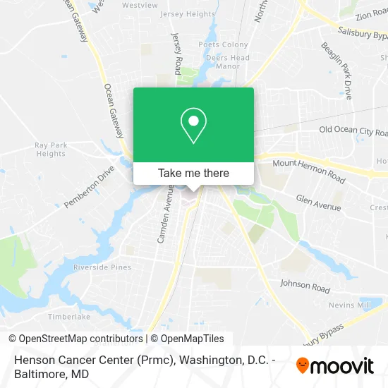 Henson Cancer Center (Prmc) map