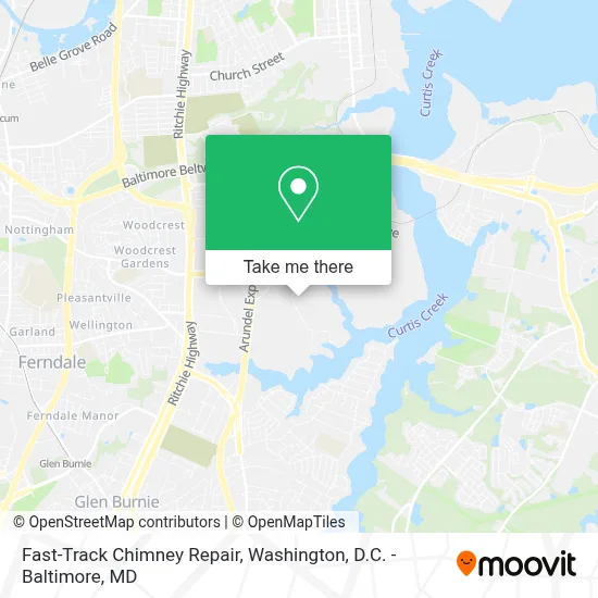 Fast-Track Chimney Repair map