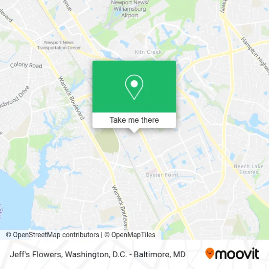 Jeff's Flowers map