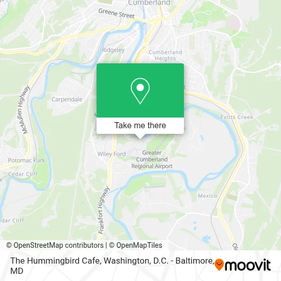 The Hummingbird Cafe map